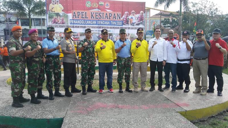 Polrestabes Medan dan Forkopimda Kota Medan Gelar Apel Siaga Bencana Alam