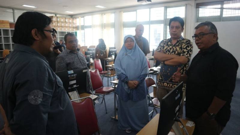 KPU Medan Kunjungi USU Lihat Fasilitas Ujian, Calon PPK Akan Ikuti CAT