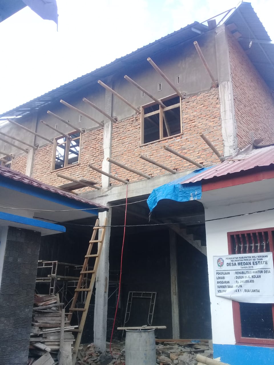 Pembangunan Komplek Kantor Desa Medan Estate Diduga Tidak sesuai RAB, Inspektorat Harus Segera TurunÂ 