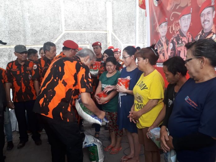 Peringati Imlek, MPW PP Sumut Beri Santunan ke Warga Asia Mega Mas