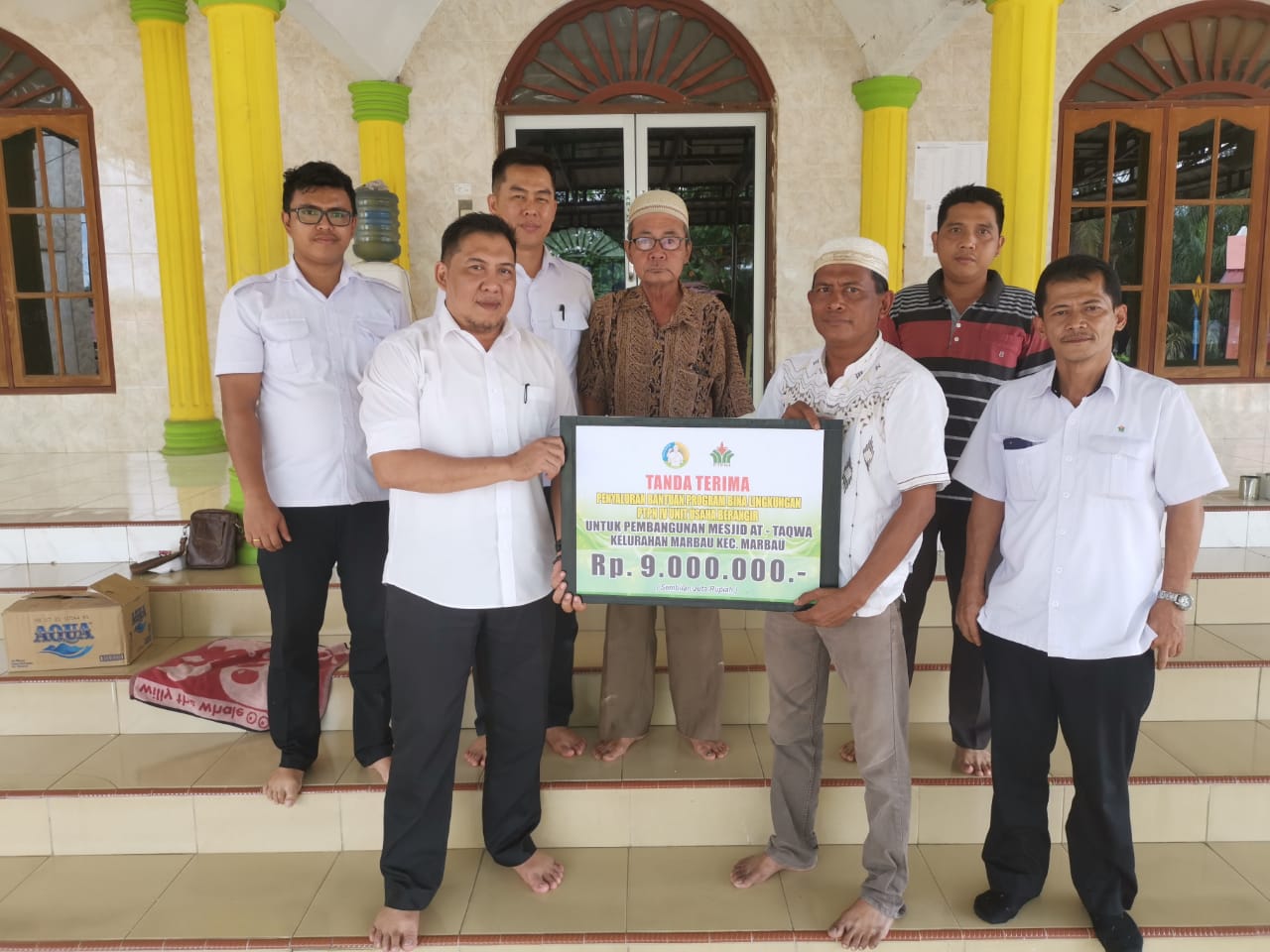 Melalui Program CSR, PTPN IV Berangir Salurkan Bantuan Pembangunan Mesjid & Mushola