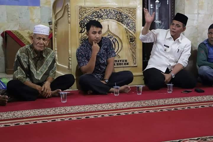 Wawako Solok Bahas kelanjutan Pembangunan Bantaran Sungai Batang Lembang