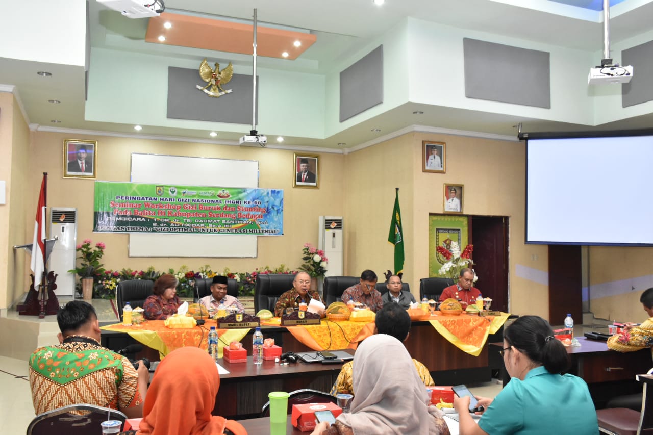 Pemkab Sergai Gelar Seminar dan Workshop Gizi Buruk dan Stunting pada Balita