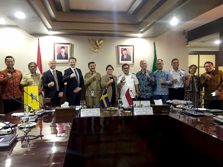 Swedia Berminat Jajaki Kerja Sama  Pengembangan Transportasi Publik dengan Sumut