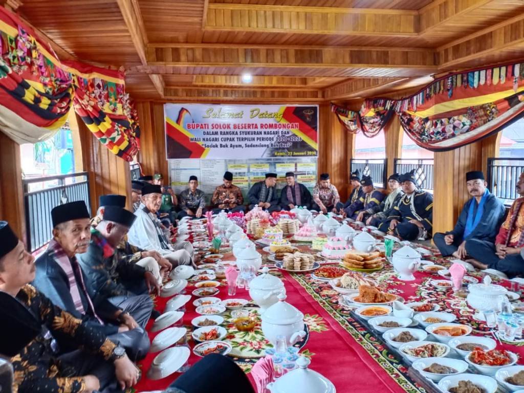 Walinagari Cupak periode 2020-2026 Gelar Syukuran