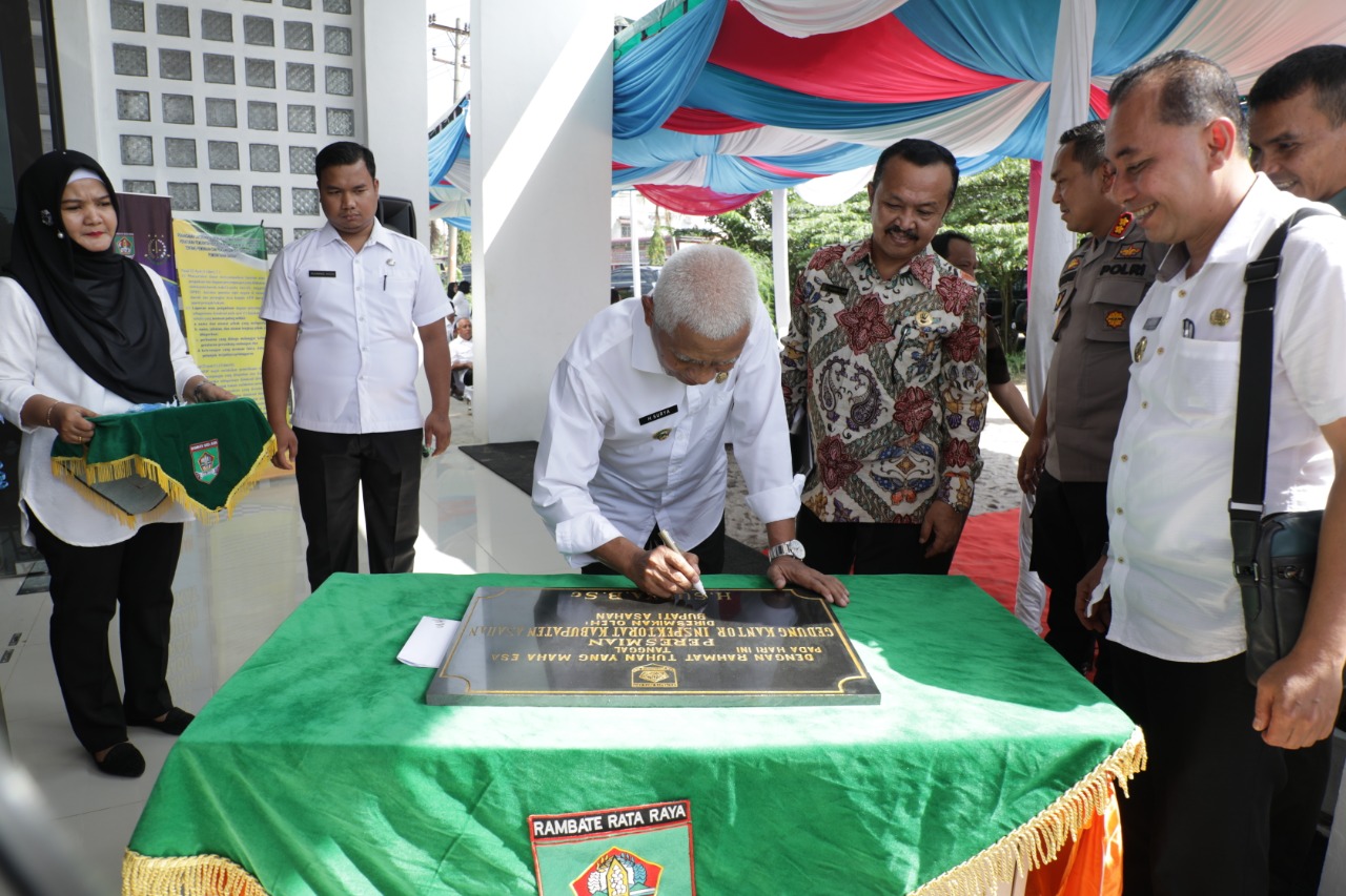 Bupati Resmikan Gedung Baru Inspektorat Asahan