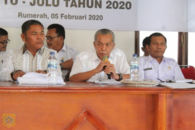 Sekda Pakpak Bharat Resmi Membuka Musrenbang Kecamatan Sitellu Tali Urang Julu tahun 2020