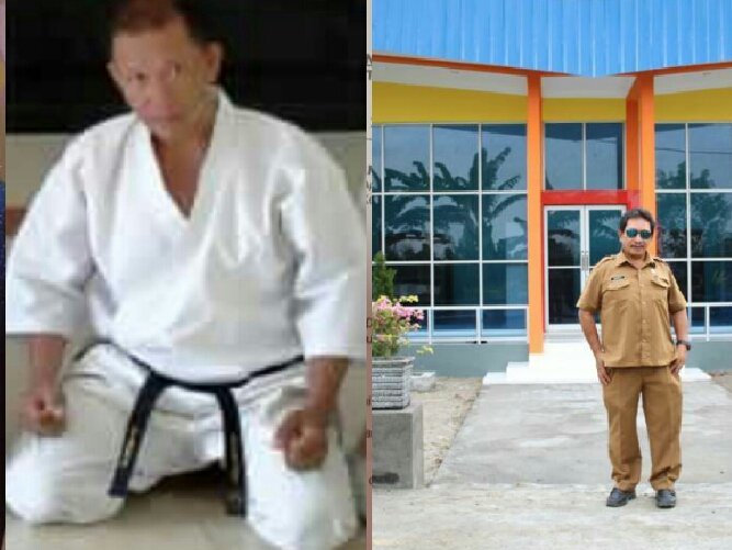 SMKN l Pantai Labu Gandeng Perguruan Tako Memulai Latihan Karate