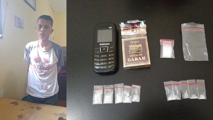 Lagi Penguna Narkotika Jenis Sabu Diringkus Polsek Batang Kuis