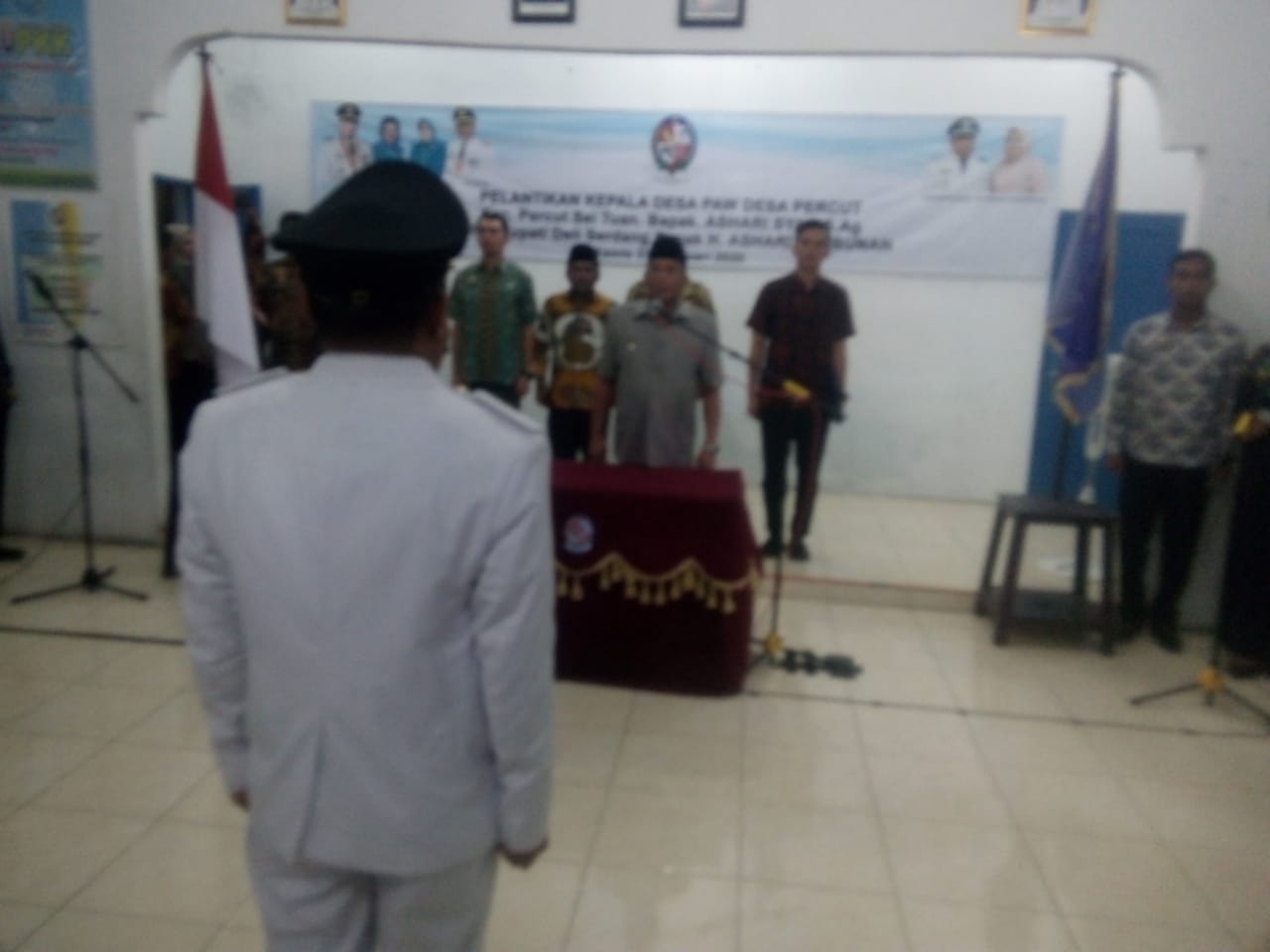 Bupati Deliserdang Lantik PAW Kades Percut