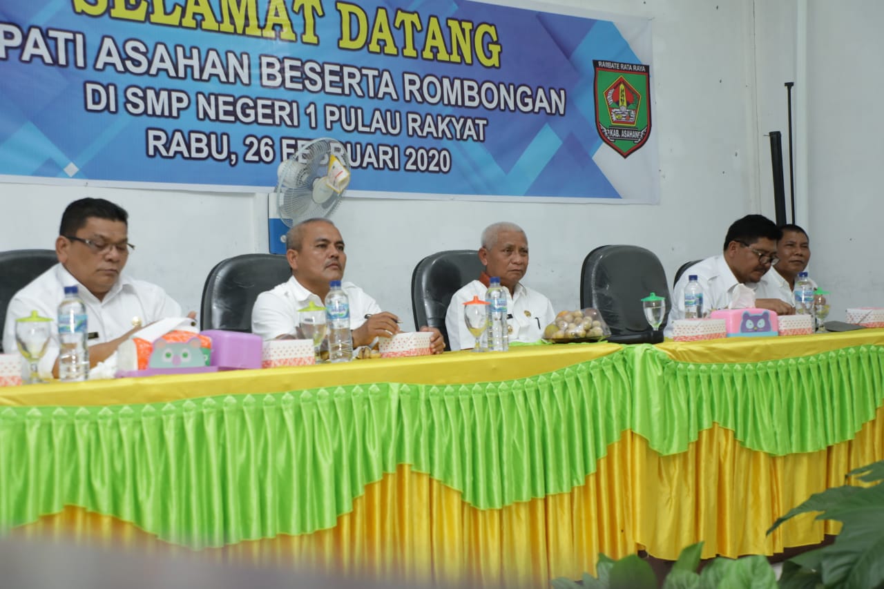 Bupati Asahan Kunker ke SD Dab SMP se-Kecamatan Pulau Raja