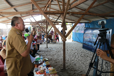 Video Conference Dengan Tiga Menteri, Bupati Soekirman Minta Tambahan Tenaga Penyuluh Pertanian