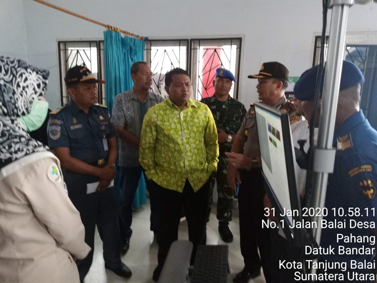 Polres Tanjungbalai Bersama Forkopimda Kunjungi Pelindo I Teluk Nibung