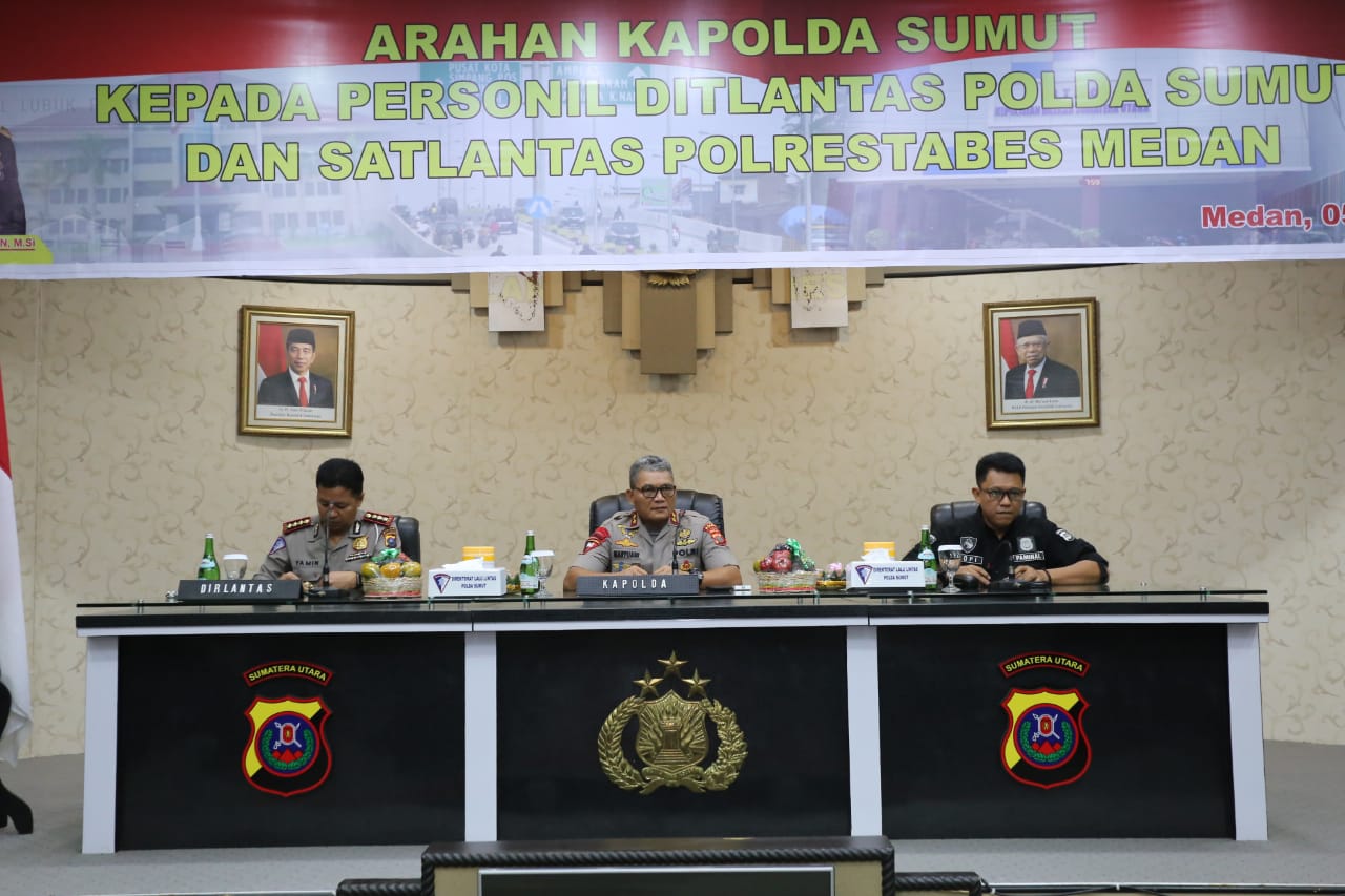 Irjen Pol Martuani Sormin : Jajaran Ditlantas Polda Sumut Jangan Lakukan Pungli di Lapangan