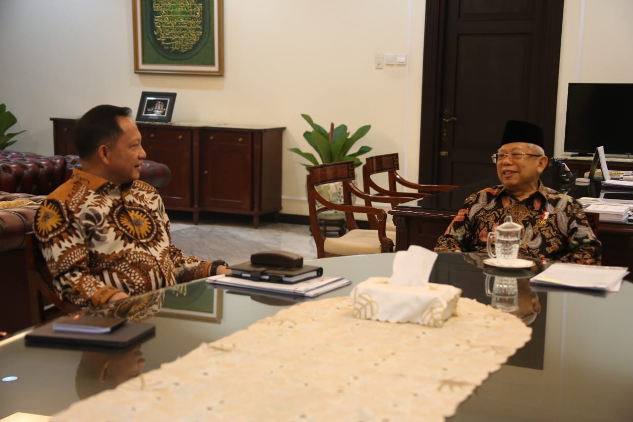 Bersama Wapres, Mendagri Bahas Peran Kemendagri Tangani Stunting