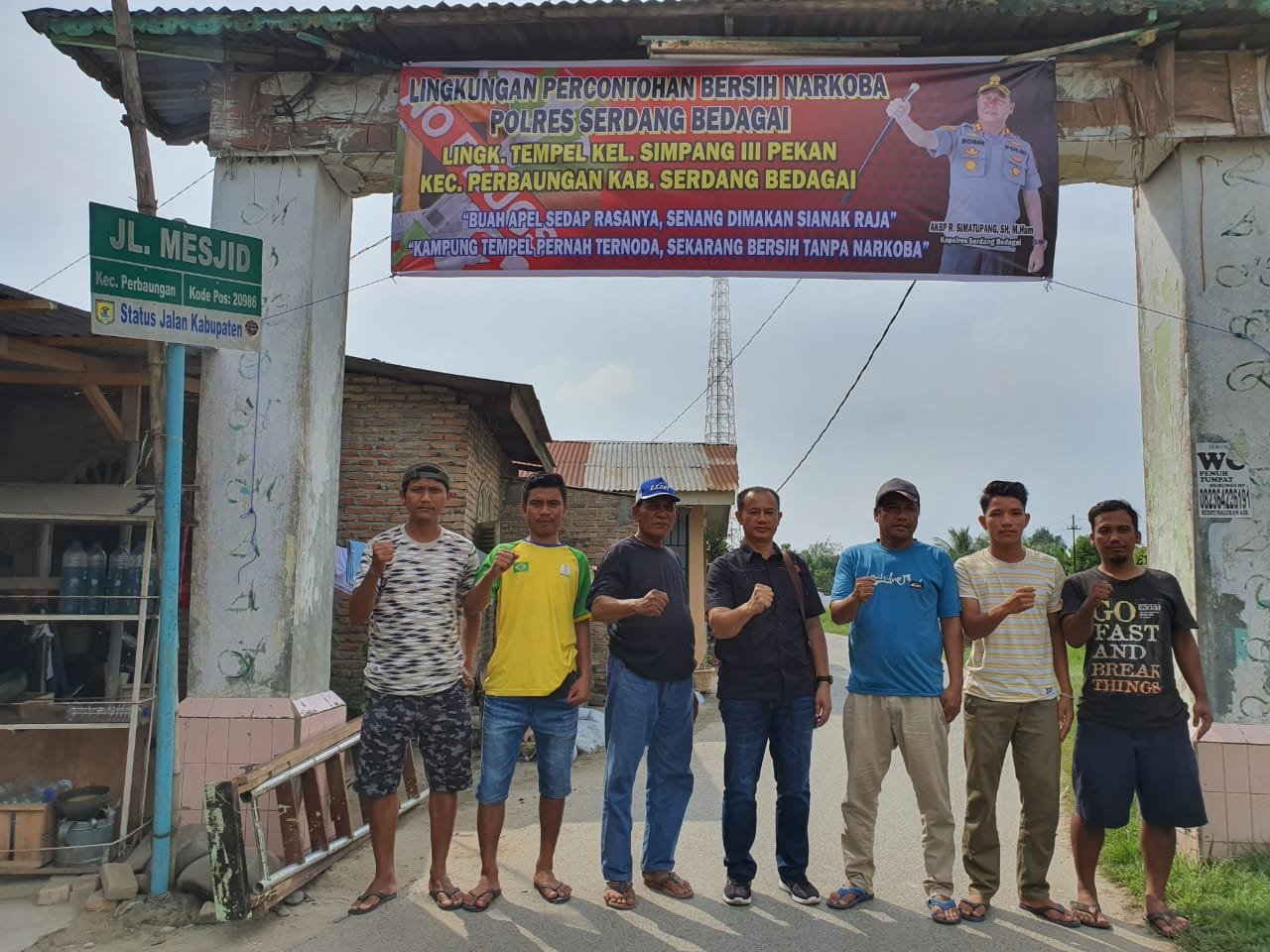 Sat Narkoba Polres Sergai Hadirkan Lingkungan Percontohan Bebas Narkoba