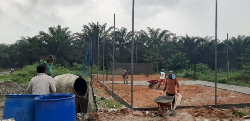 Pembangunan Lapangan Volley di Desa N6 Aek Nabara Dipertanyakan  Â 