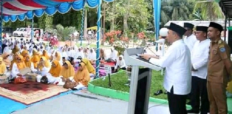 Bupati Labuhanbatu Sampaikan Program Keummatan dan Pembangunan