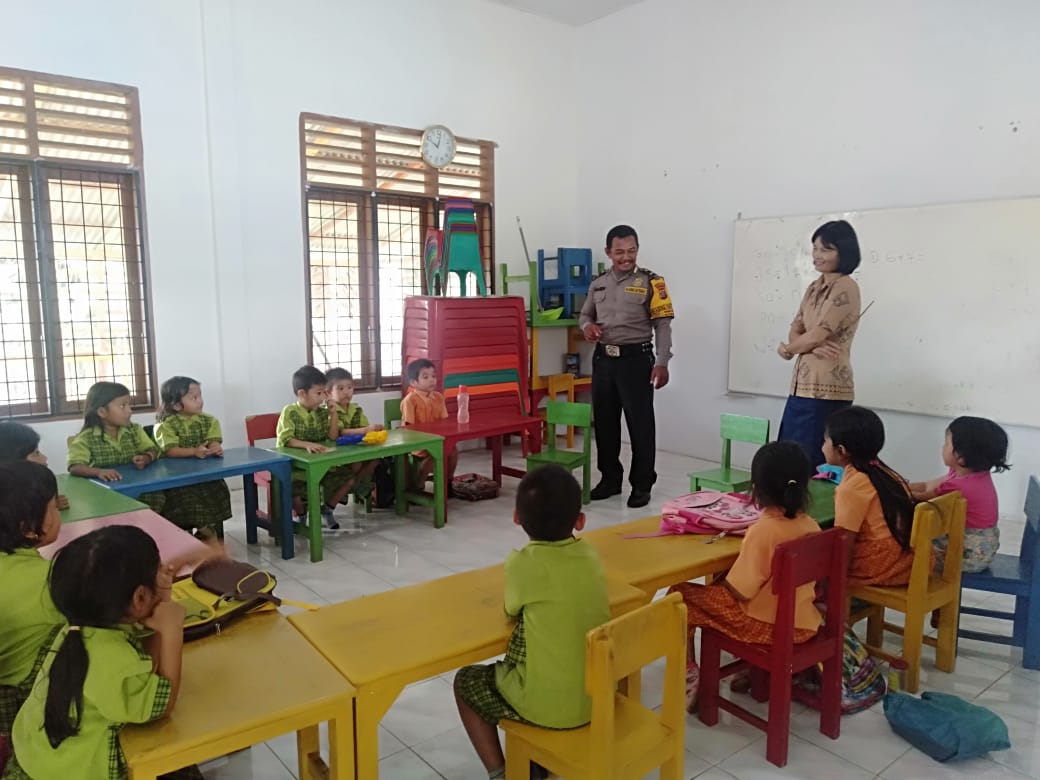 Aipda Suhardi Kunjungi PAUD Harapan