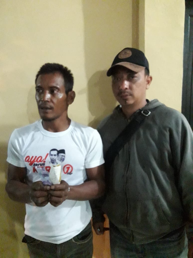 Pelaku Pekat Desa Lubuk Dendang Diamankan Polsek Perbaungan