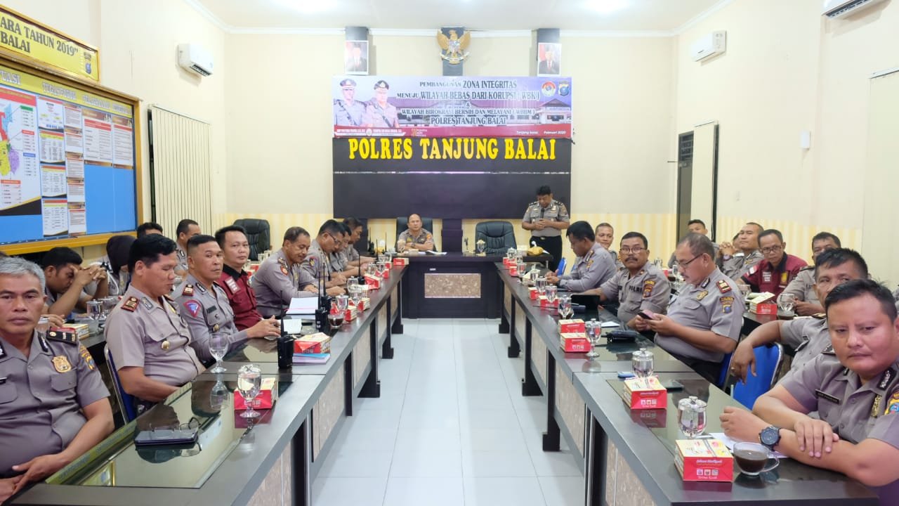 Polres Tanjung Balai Menuju WBK dan WBBM, Ini Pesan Kapolres