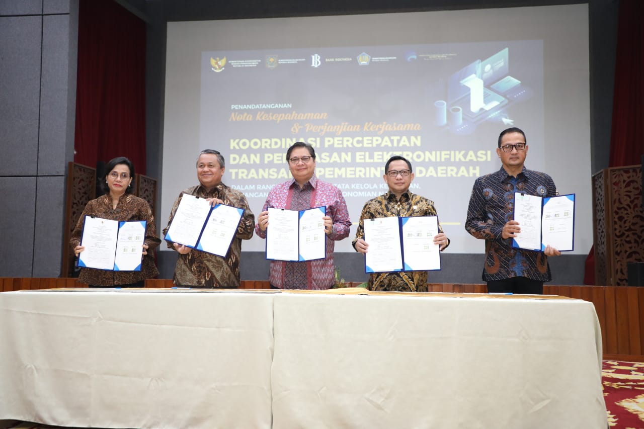 Mendagri : Elektronifikasi Transaksi Non Tunai Pemda Bagian Upaya Pencegahan Korupsi