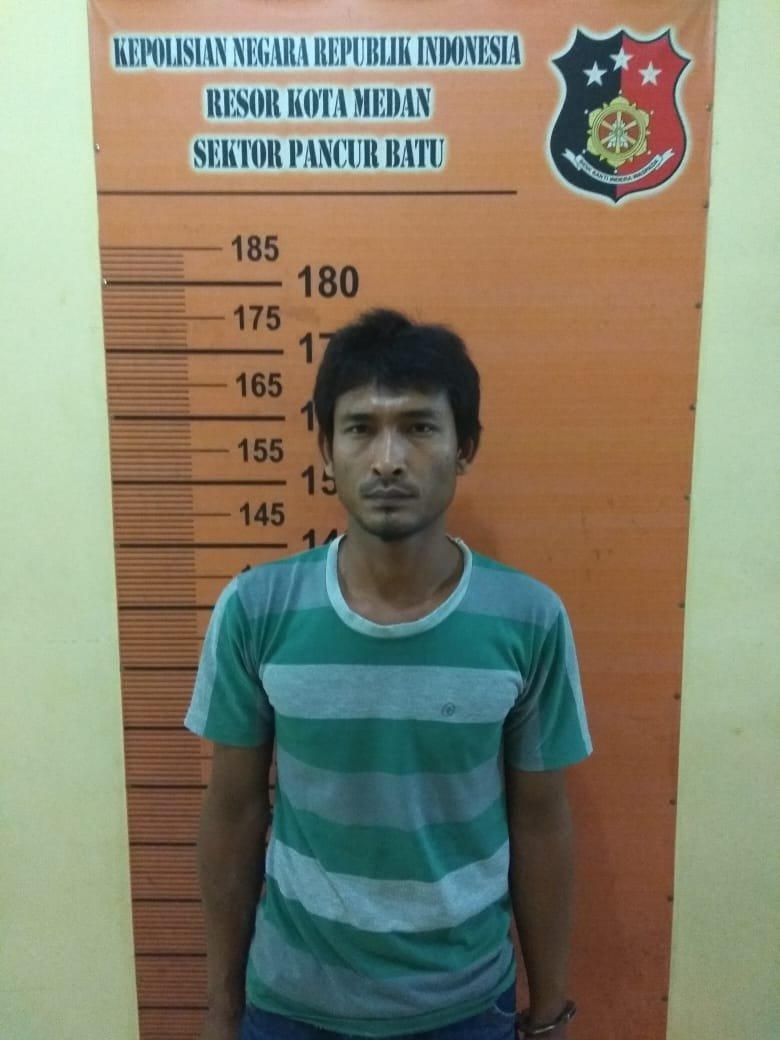 Pengancam Kakek 74 Tahun Diringkus Pegasus Pancur Batu