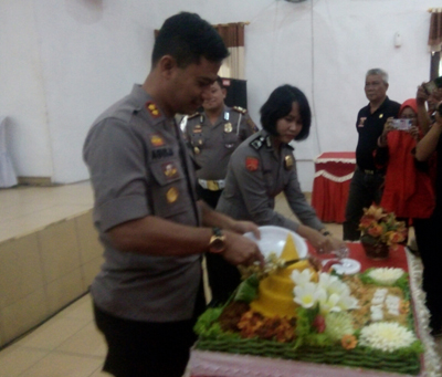 Polres Labuhanbatu adakan syukuran sambut hari Pers Nasional