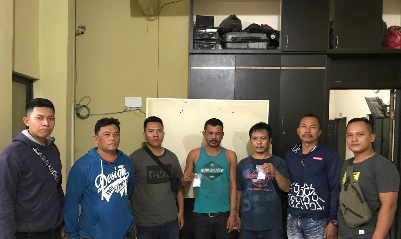 Timsus Narkoba Polres Tanjung Balai Amankan 2 Orang Pemilik Shabu 100 Gram