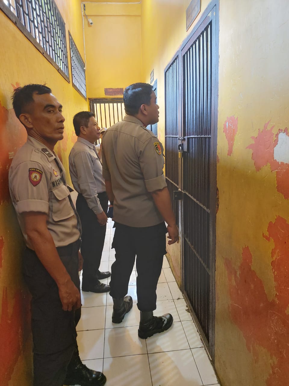 Waka Polresta Deli Serdang Cek Ruang Tahanan Mapolresta Deli Serdang