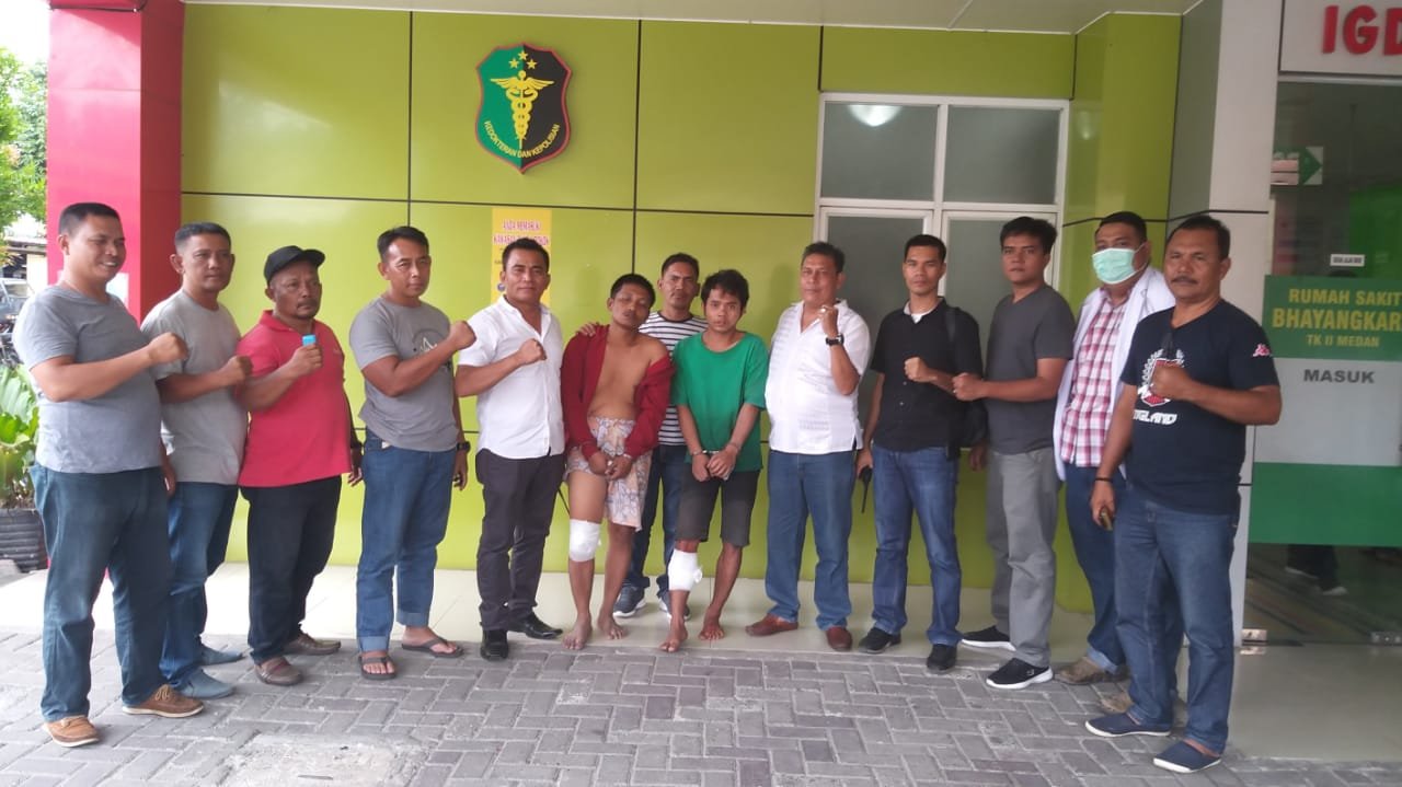 Tekab Medan Area Lumpuhkan 2 Pelaku Curanmor dengan Timah Panas