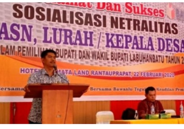 Bawaslu sosialisasi dengan Asn ,lurah ,kades dan camat untuk mensukseskan pemilu 2020