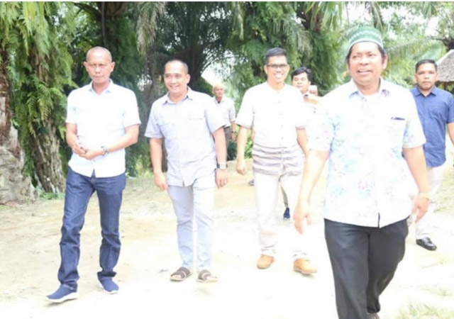 Rektor UINSU Prof DR Saidurrahman SAg Saat Tinjau pembangunan kampus Labuhanbatu