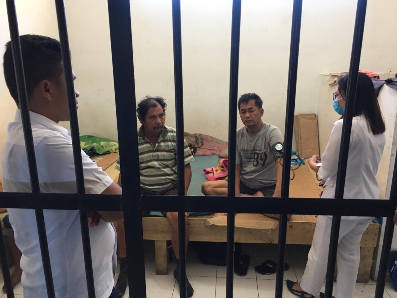 Polres Pakpak Bharat Chek Rutin Kesehatan Para Tahanan