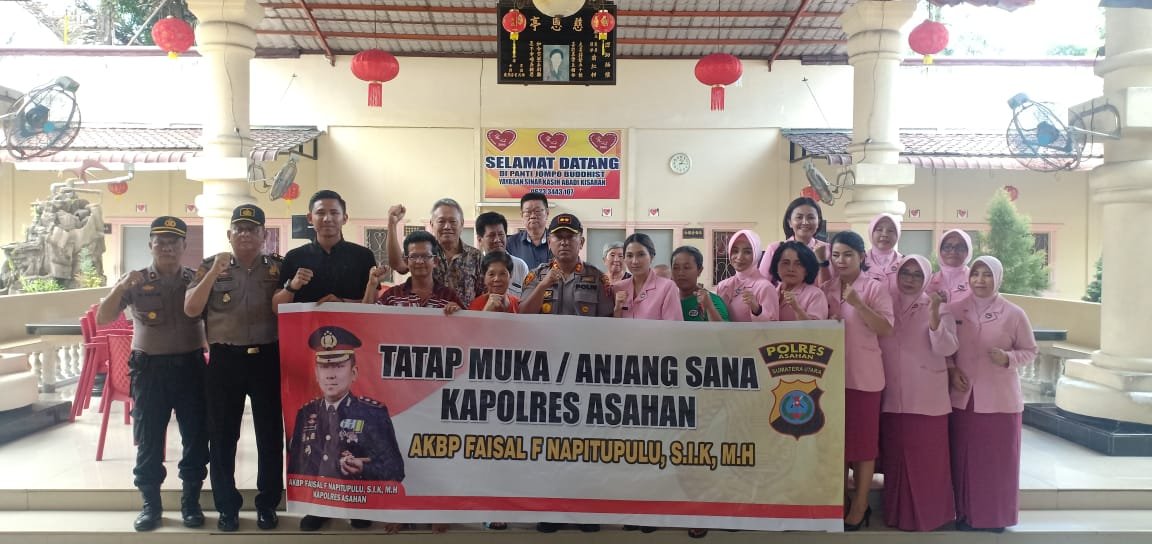 Kapolres Asahan Kunjungi Panti Jompo Dan Panti Asuhan Sekaligus Berpamitan