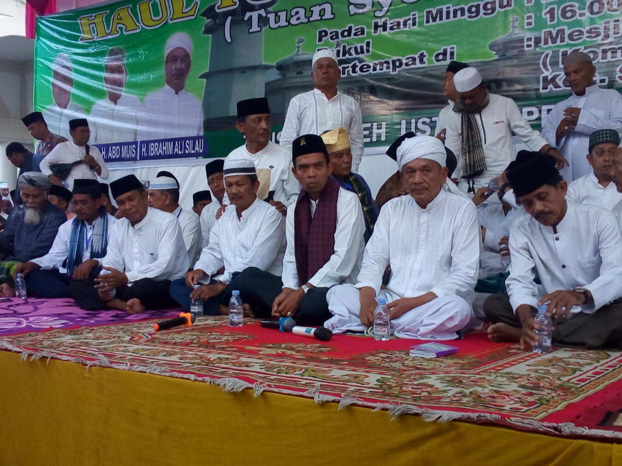 Ustadz Somad : Kalau Ada Abang kita Calon Bupati Asahan Mengapa Harus Pilih Orang lain