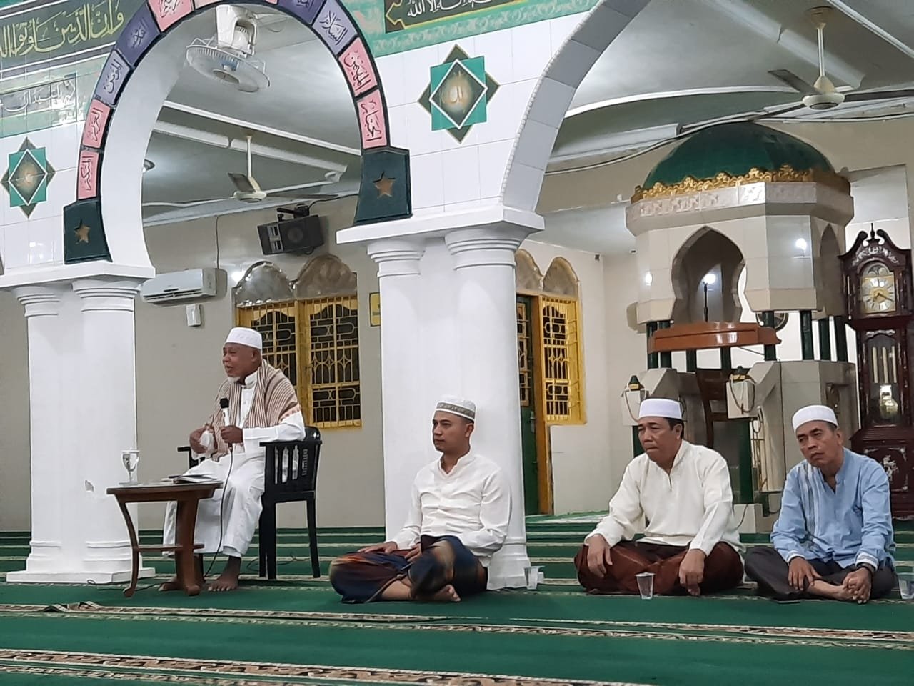 Kapolres labuhanbatu AKBP Agus Darojat SIK.MH hadiri pengajian rutin