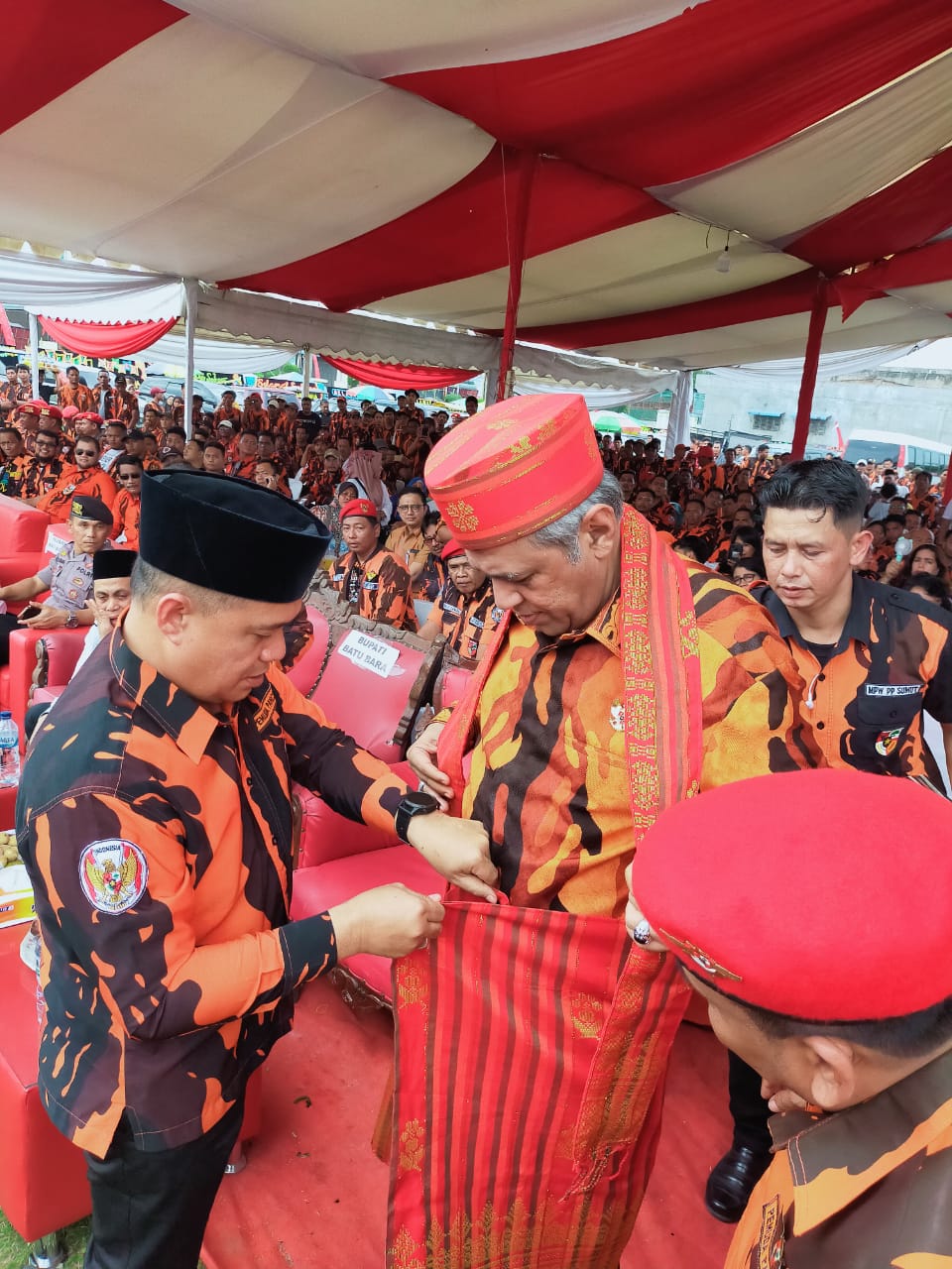 Ribuan Kader Hadiri Pelantikan MPC PP Batubara