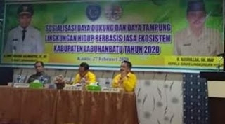 DLH Labuhanbatu Gelar Sosialisasi Daya Dukung dan Daya Tampung Lingkungan Hidup Berbasis Jasa Ekosistem