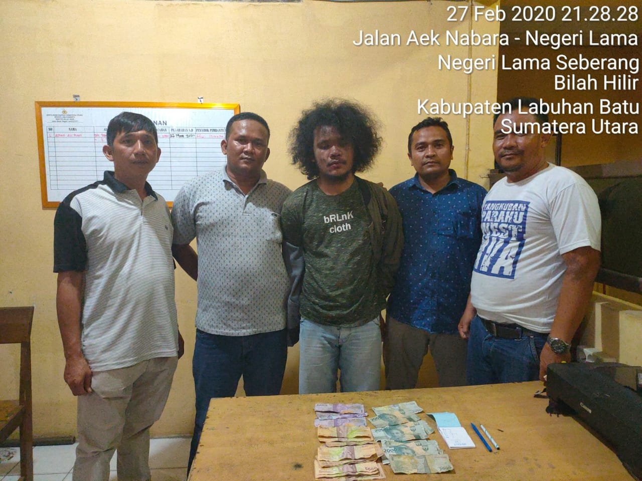 Sigondrong Penulis Togel Kim Hongkong Diciduk Polsek Bailah Hilir