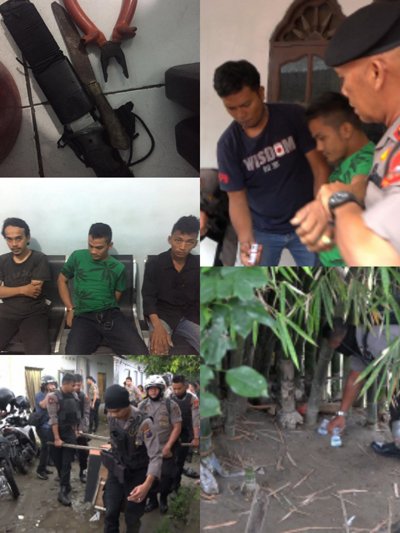 GKN di Jl TB Simatupang, Sat Sabhara Polrestabes Medan Amankan 3 Pria