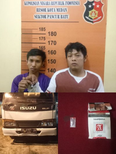 Bersubahat Menyabu Dua Sekawan Diamankan Tekab Pancur Batu