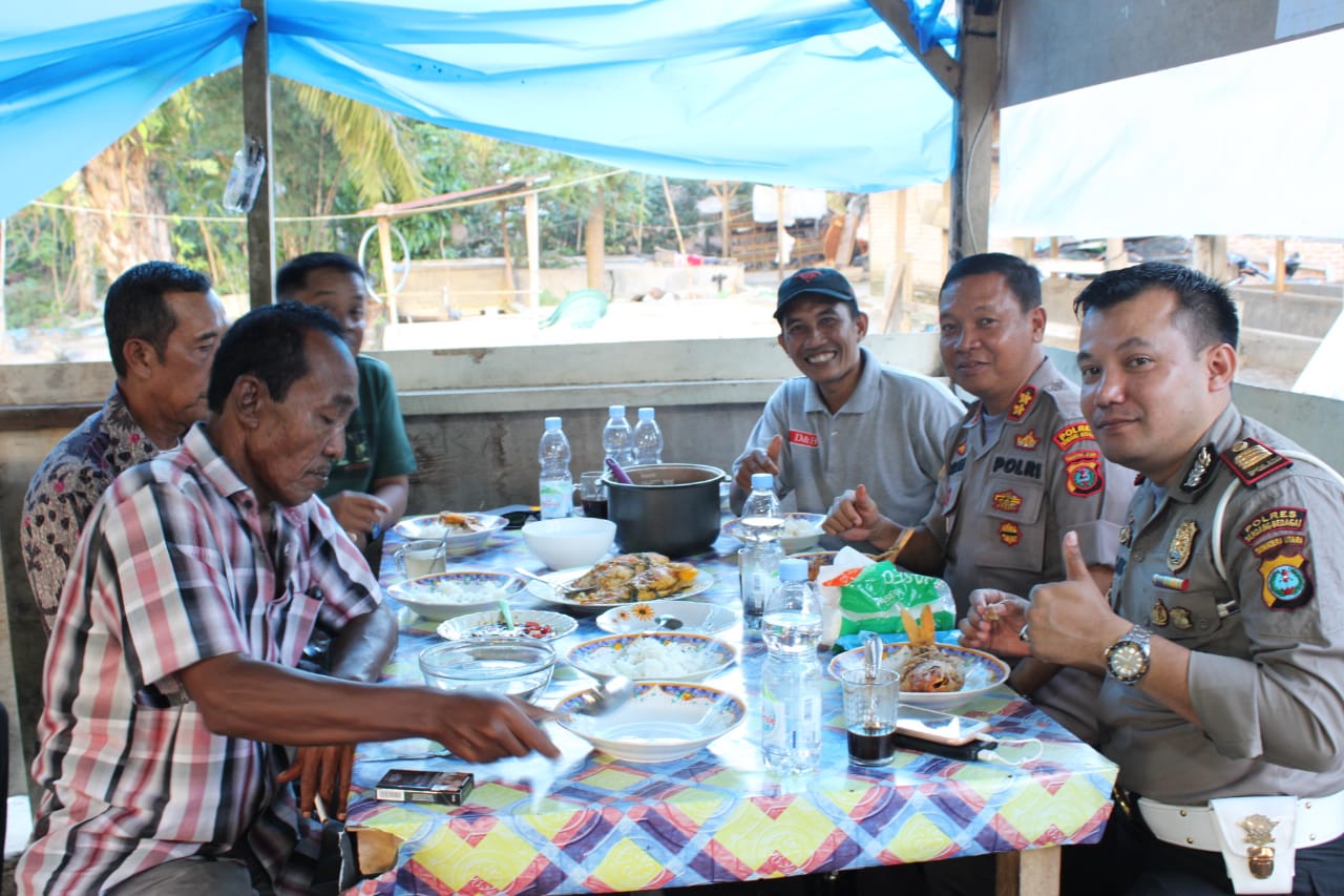 Silatuhrahmi Dengan Warga Suka Sari, Kapolres Sergai Sampaikan Pesan Kamtibmas