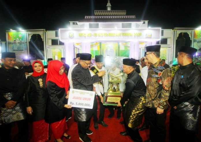 Kecamatan Medan Denai Juara Umum MTQ ke 53 Tingkat Kota Medan