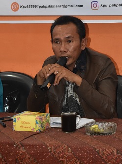 KPU Pakpak Bharat Perpanjang Masa Pendaftaran PPS Tiga Hari