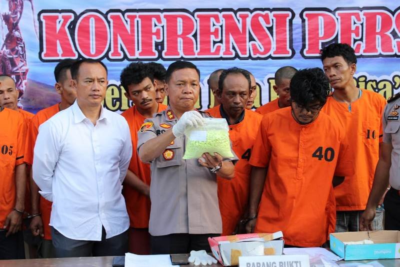 Kurir Narkoba Jaringan Lapas Ditembak Satres Narkoba Polres Sergai, 6587 Butir Exstasi Diamankan