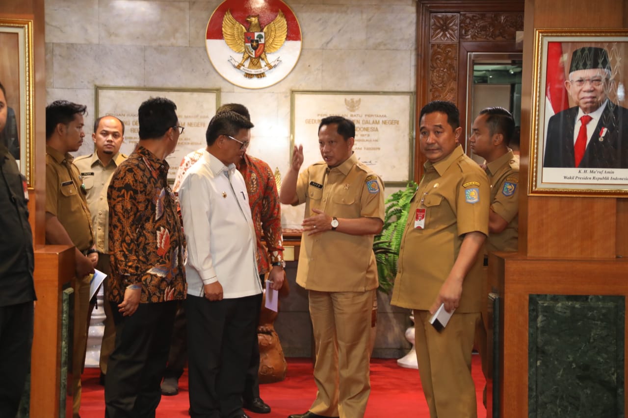 Mendagri Terima Kunjungan Gubernur Kalimantan Utara