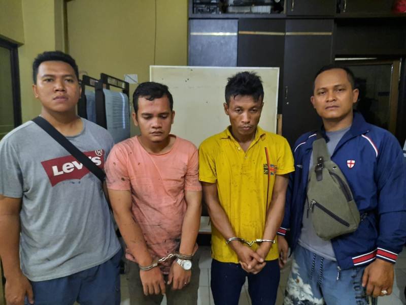 Timsus Polres Tanjung Balai Ringkus 2 Pengedar Shabu