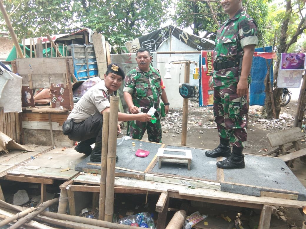 Tim Gabungan Polsek Medan Baru dan Kodim 0201/BS Gelar Patroli