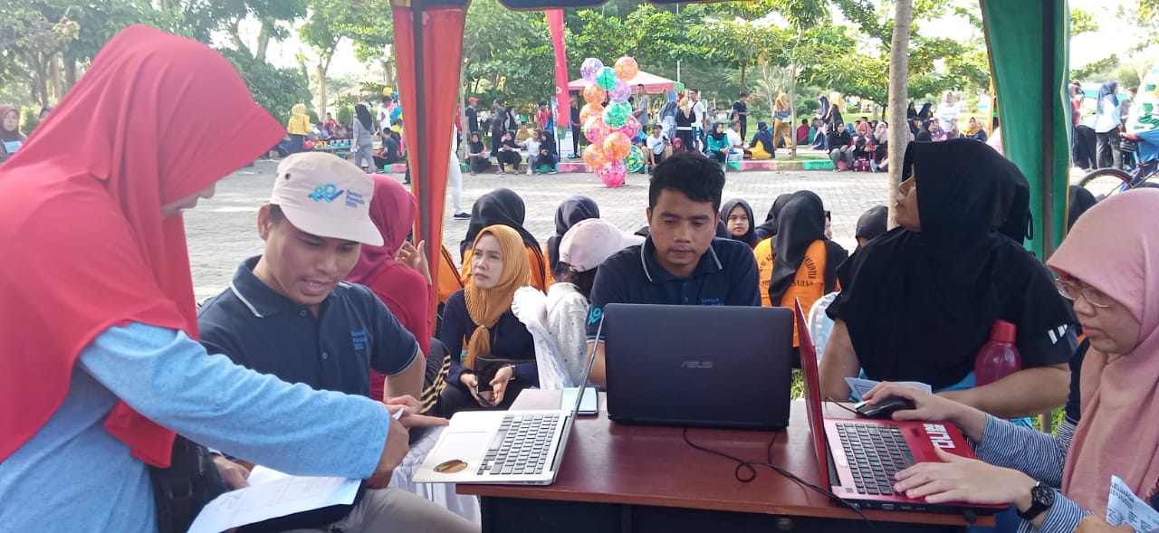 Pemkab Asahan Dukung BPS Dalam Sensus Penduduk Online 2020 Di CFD
